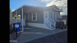 $59,500 Big Beautiful 1BD 1.5BA Huge Kit. & Outdoor Liv. 8700 E University Dr #2650 Mesa AZ 55  Comm
