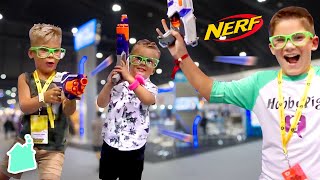 NERF FORTNITE BATTLE!  Daily Bumps VS. Hobby Kids!