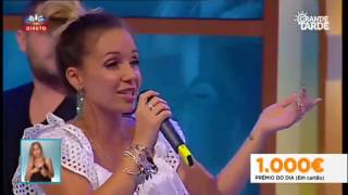 Luciana Abreu e Daniel Santacruz, "Tu e Eu" no Grande Tarde - 14.07.2016