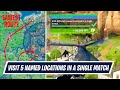 Shortest way to Visit different named locations in a single match in Fortnite - Week 8 Challenge