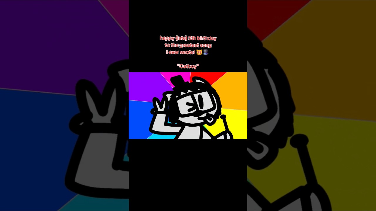 happy birthday Catboy 😻🎩 