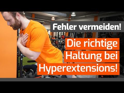 Die richtige Haltung bei Hyperextensions! - Technikcheck