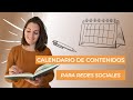 Plan de contenidos para redes sociales