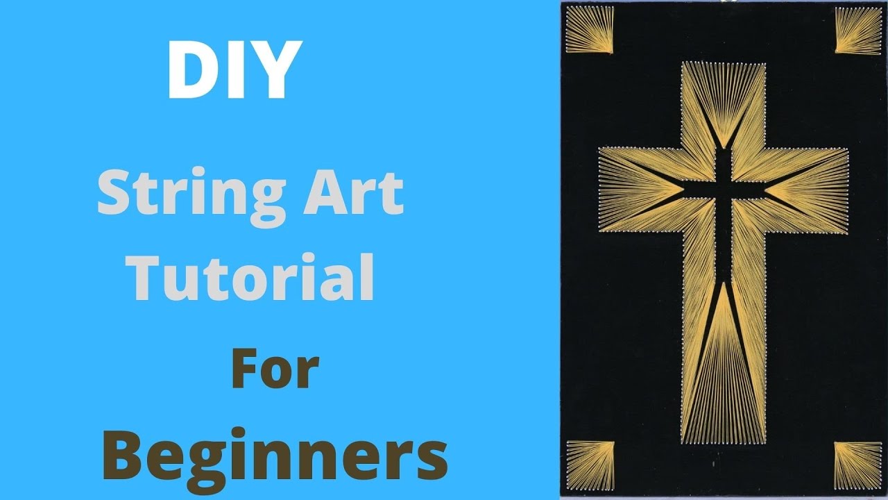 1. Cross String Art - wide 8