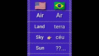 Brazilian language training.