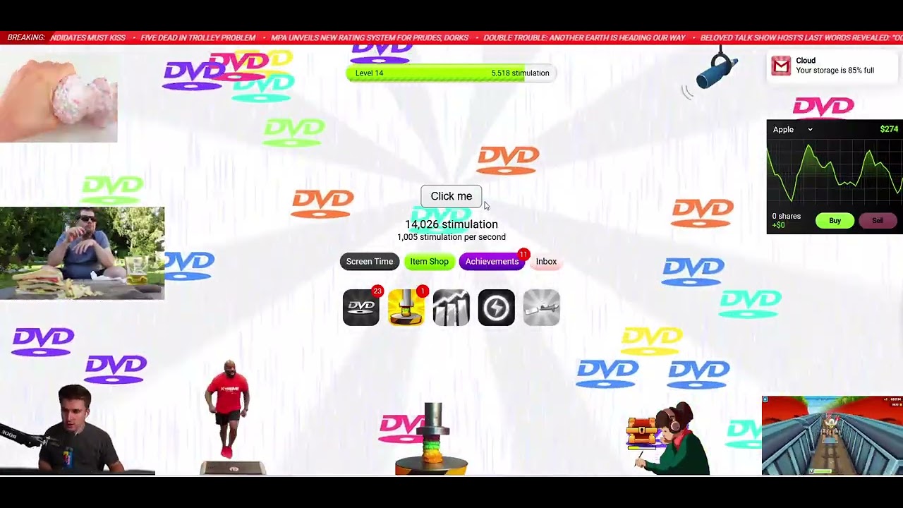 I BEAT STIMULATION CLICKER - YouTube