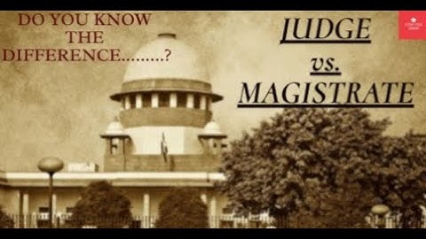 Difference Between Judge And Magistrate//(In Telugu)