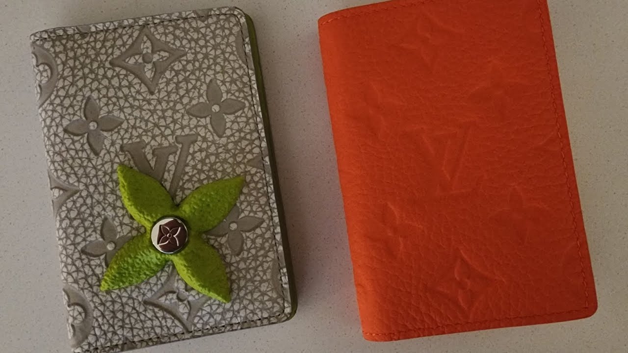 Unboxing Louis Vuitton Men's Pocket Organizers: Orange Taurillon Monogram  and Vigil's Climbing hold 