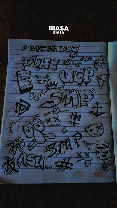 gambar graffiti smp,#fyp#foryoupage#merdeka#grafity#trend #gambargabut#smp #aesthet