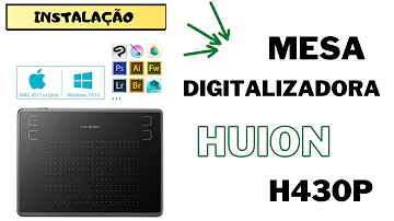 Como utilizar mesa digitalizadora Huion?