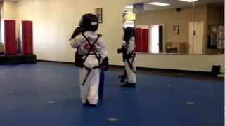 Victory Tiny Tigers Sparring