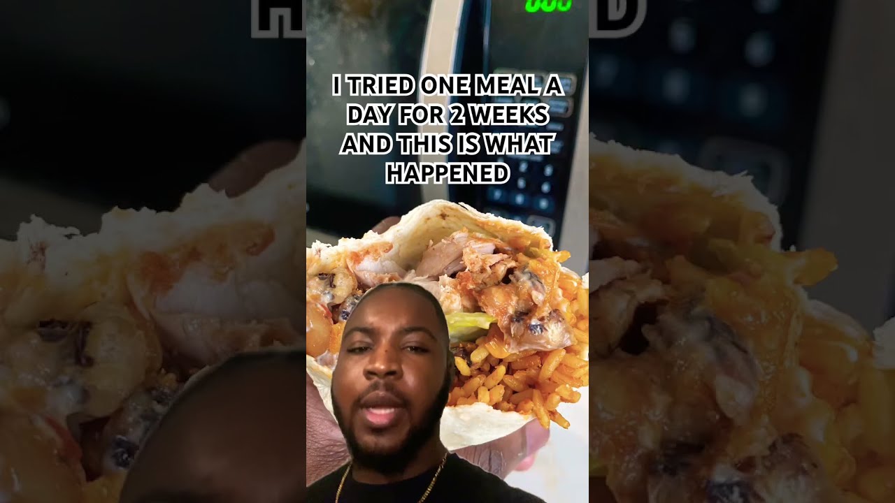 I Tried One Meal A Day The Omad Diet For 2 Weeks And This Is Where M At Shorts