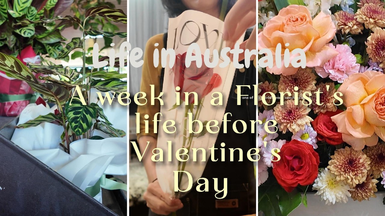 A Week in a Florist’s Life Before Valentine’s Day/발렌타인데이 직전, 꽃집의 일주일