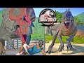 ULTIMASAURUS vs Scorpius REX E750, Godzilla, King Shark Dinosaurs Fight 🌍 JURASSIC WORLD EVOLUTION