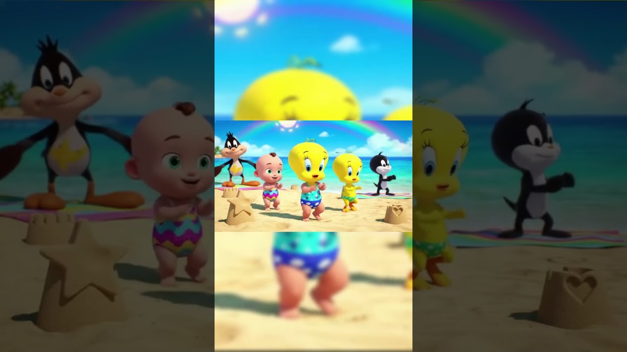 👶💃 Babies Dancing with Tweety | Funny Cartoon Dance for Kids 🎶✨ | @JibblyToonz || 