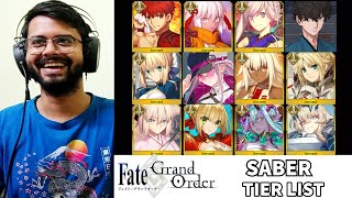 【FGO】 Who Is The Ultimate Saber | Tier List 2024
