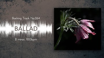 Sad Rock/Metal Ballad Backing Track in Bm | BT-264
