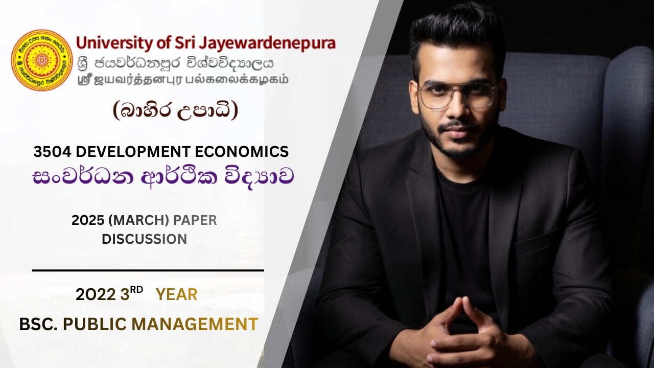 3504 Development Economics | 2025 March Paper Discussion | J'Pura ...