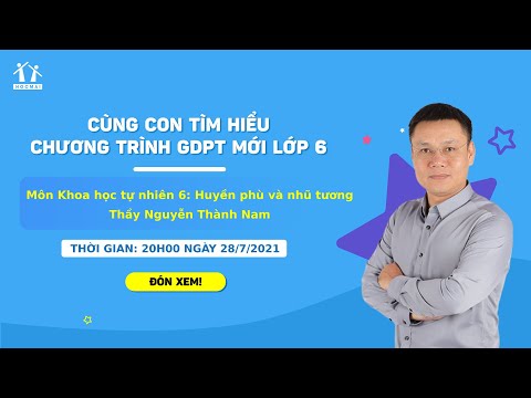 Video Huyền phủ và nhũ tương KHTN 6 Thầy Nguyễn Thành Nam - youtube