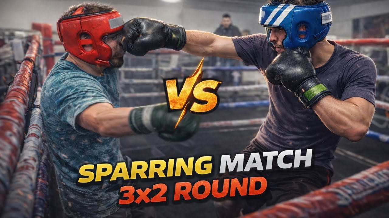 Full BOXING Sparring match today.. (3x2 rounds) - YouTube