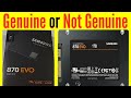 How To Check Samsung SSD is Genuine or Fake || 870 EVO 1TB || 3MB info