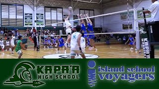 Famous Kapaa Warriors Boys Volleyball VS Island Voyagers 4-8-25 LIVE Wealth