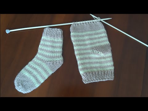 Vídeo: Como Terminar De Tricotar Uma Meia