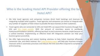 Hotel API Provider