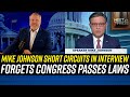 Speaker Mike Johnson GLITCHES OUT - Admits to Committing Obstruction for Donald Trump!!!