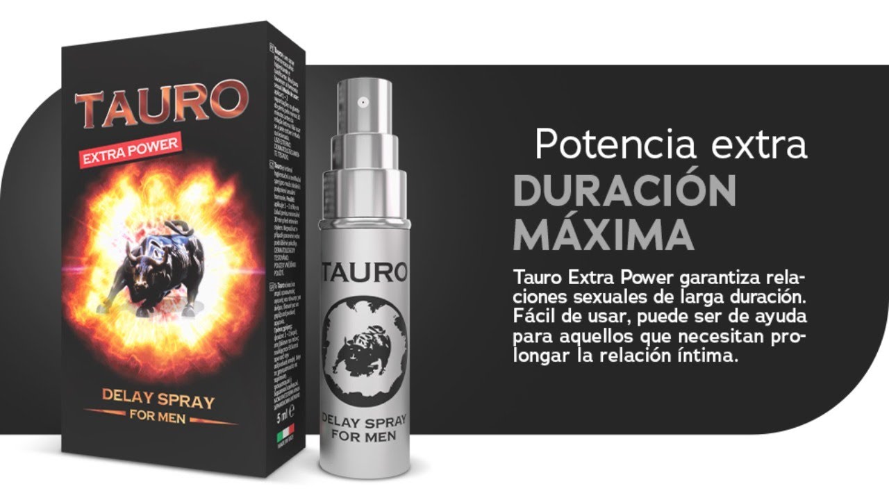 Tauro Extra Spray Retardante Para Hombres 5 ml YouTube
