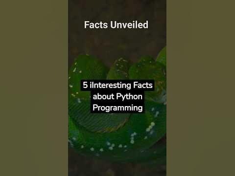 5 Interesting facts about Python Programming Language - YouTube
