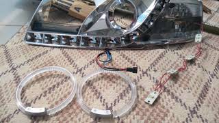 Pat B5 1.8T Mercekli Gündüz Ledi Far Dizayn 1997,2000 Arası Model Için