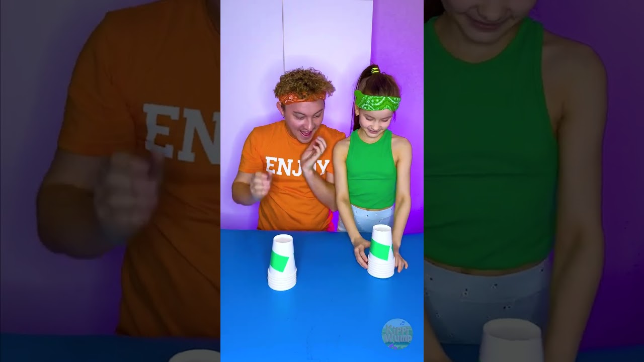 DAD vs KID! 🥤⚡ The FAST CUP Challenge! 😲🏆