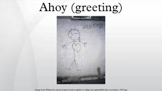 Ahoy (greeting)