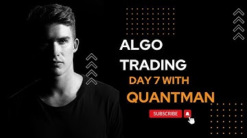 Day 07 of 6 lakh challenge with Quantman - Algo Trading 27/Oct/2022 Language English