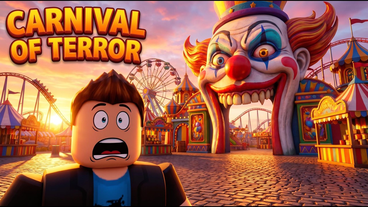 ESCAPE THE CARNIVAL OF TERROR !! 😱😱