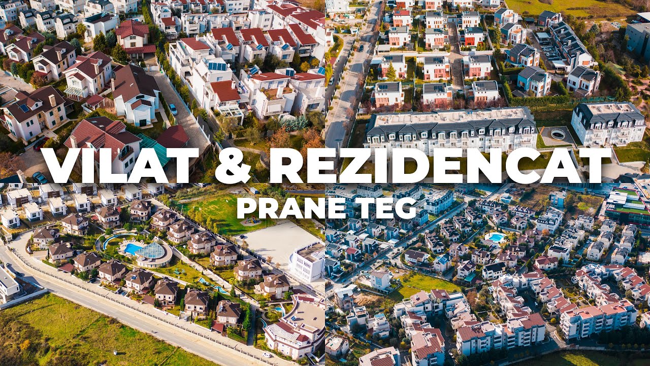 VILAT DHE REZIDENCAT PRANE TEG TIRANA 2021, 4K DRONE VIDEO YouTube