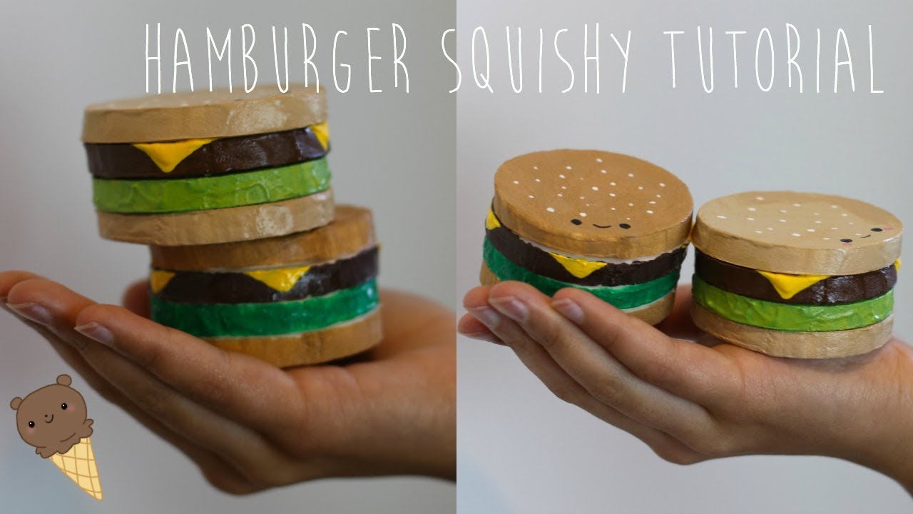 Hamburger Squishy Tutorial (Hope In Art) | Supported by Kids&Art Foundation