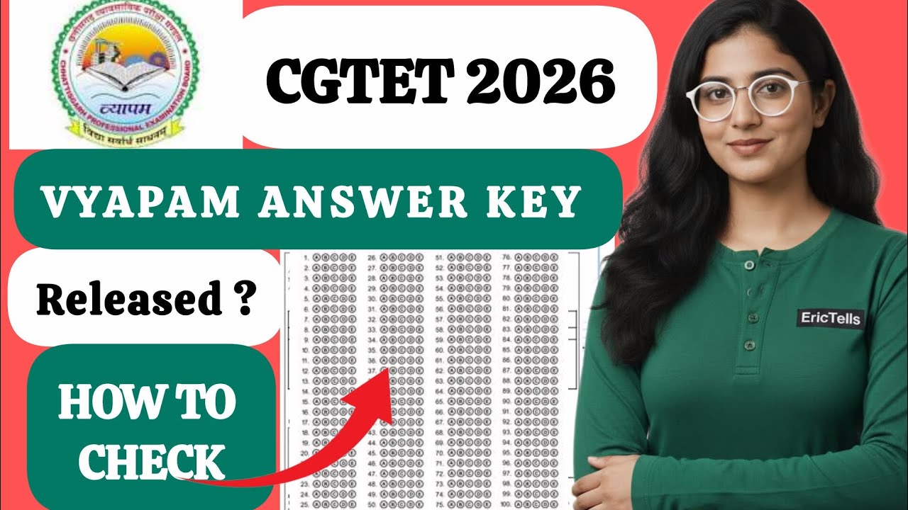 cg tet answer key 2026 | chhattisgarh tet answer key 2026