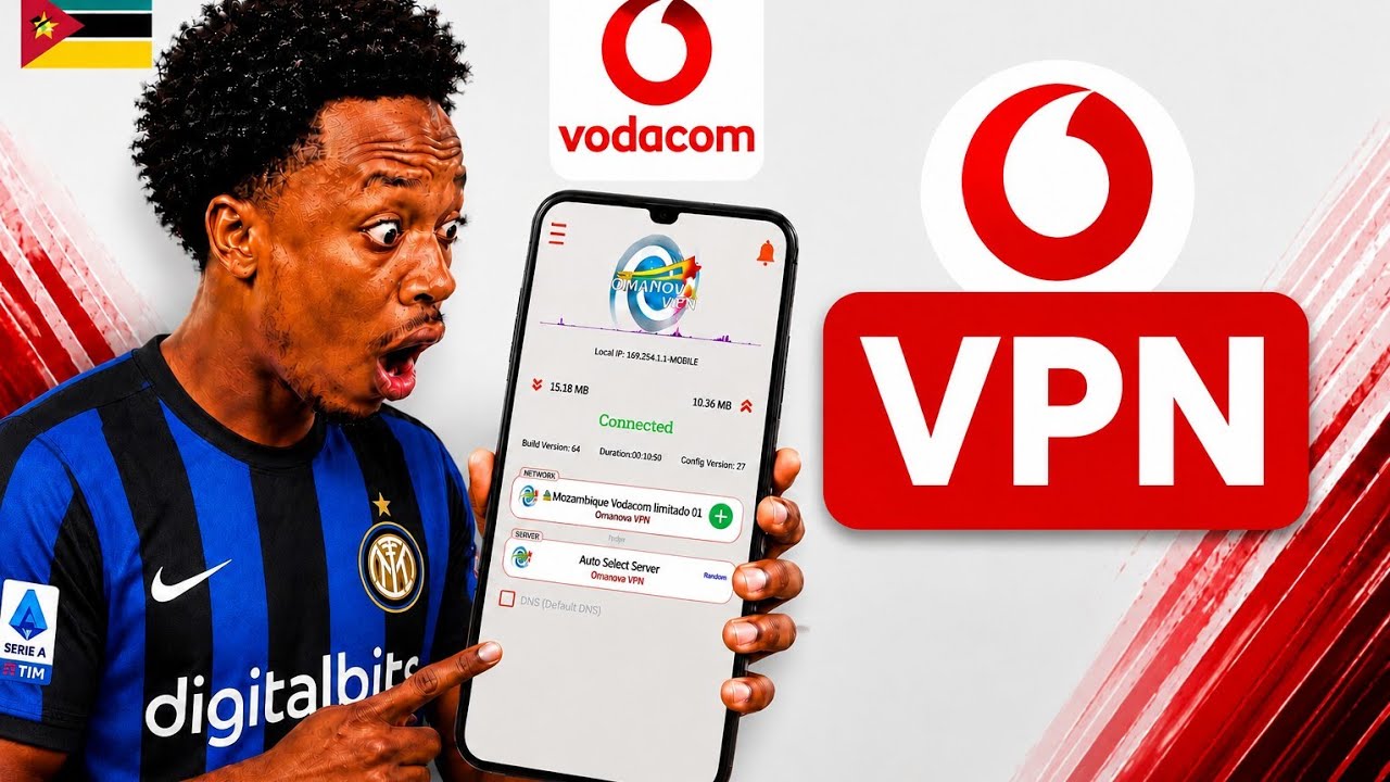 CONFIG VPN VODACOM | TESTE 2026 - YouTube