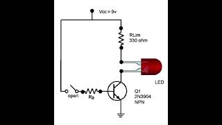 Transistor as switch