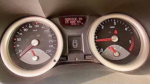 2002-2010 Renault Megane 2 OIL Service Warning Light reset | 4K