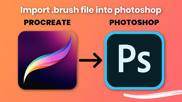 How to use Procreate .brush file in Photoshop tutorial