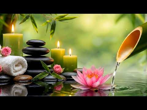 Healing Sleep Music 🌿 Bamboo Water Sounds & Deep Relaxation for Anxiety Relief and Restful Sleep