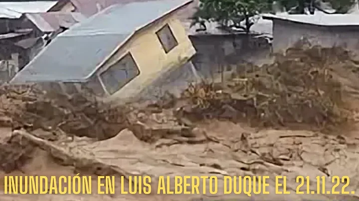 Tragic flooding in the Luis Alberto Duque area! Th...