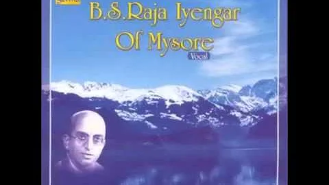 Jagadhodarana - Mysore B.S Raja Iyengar