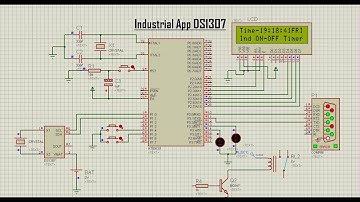 Industrial devices ON and OFF using GSM and 8051