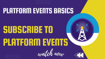 Salesforce Trailhead - Subscribe to Platform Events