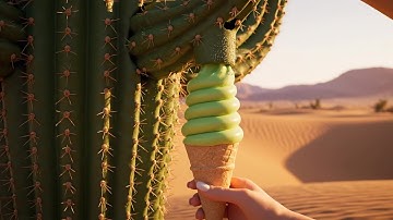 Satisfying AI ASMR Magical Ice Cream Machine – Surreal Soft Serve of Many Materials (Part 49)