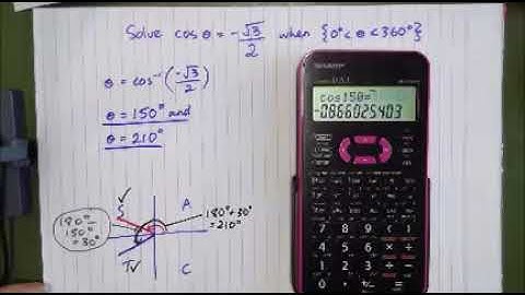 Solving Trig equations with or without a calculator